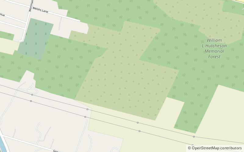 Hutcheson Memorial Forest location map