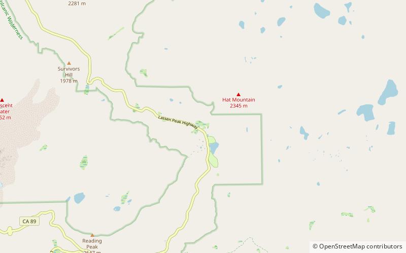 Summit Lake Ranger Station location map
