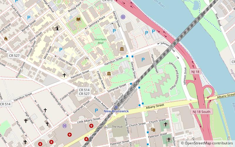 Queens Campus location map