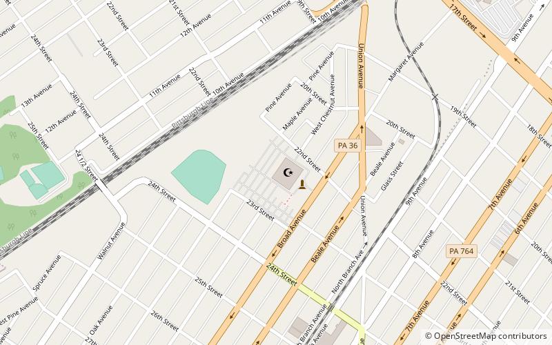 Jaffa Shrine location map