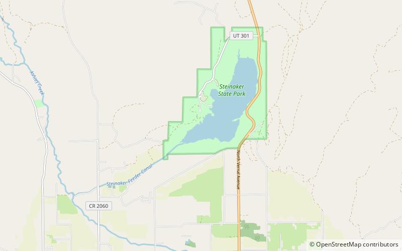 Steinaker State Park location map