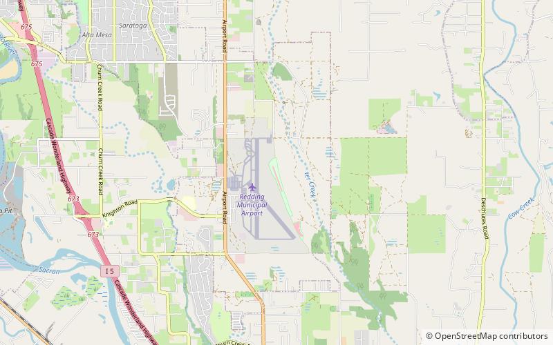 redding drag strip location map