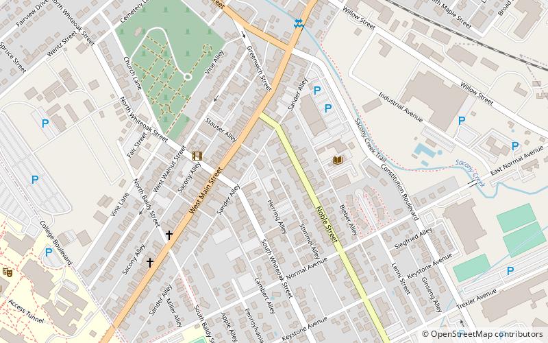 H.K. Deisher Knitting Mill location map