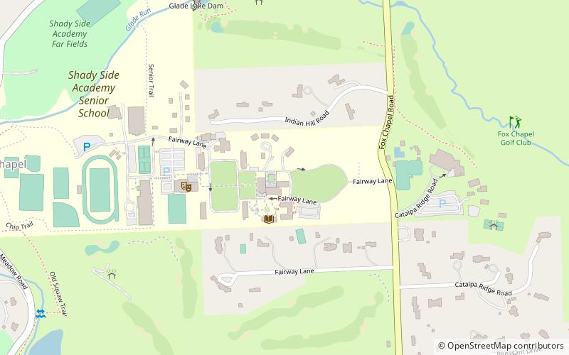 Hillman Center for Performing Arts location map