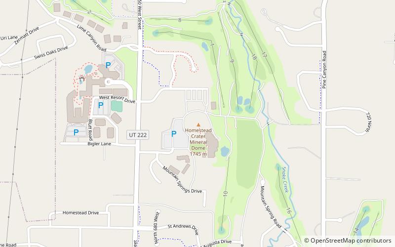 Crater Springs Club House location map