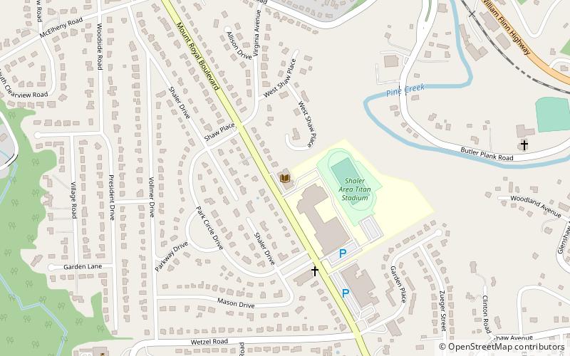 Shaler North Hills Library location map