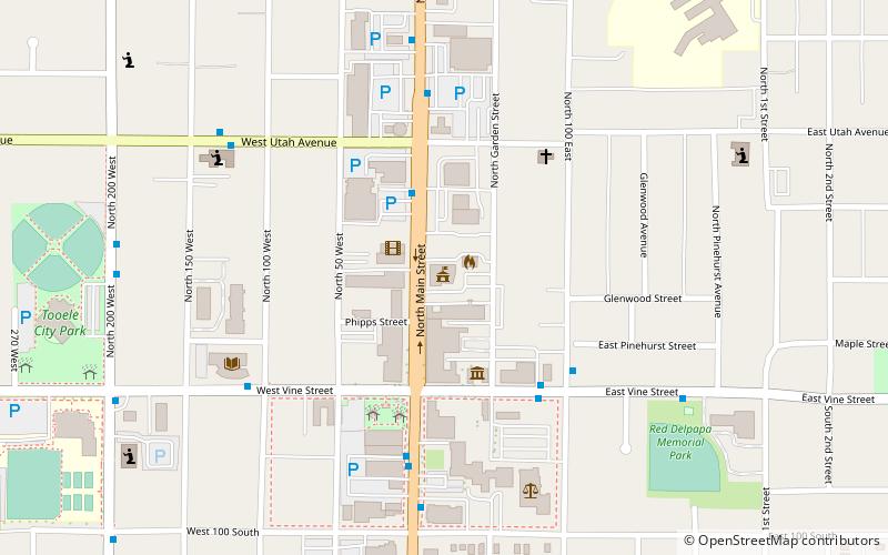 Tooele County Courthouse and City Hall location map