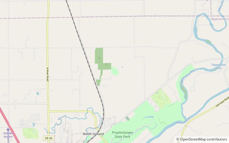 Wolf Park location map