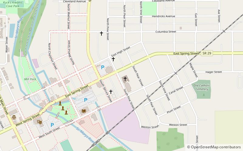 Holy Rosary Catholic Church location map