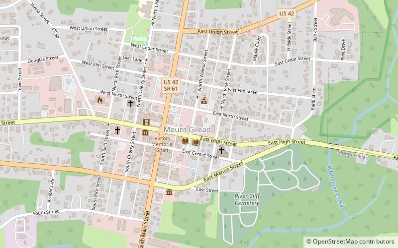 Morrow County Courthouse location map