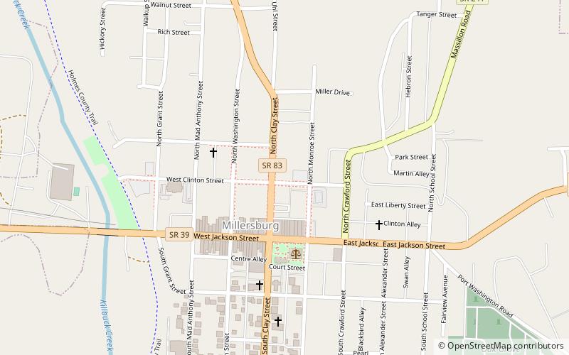 Millersburg Christian Church location map