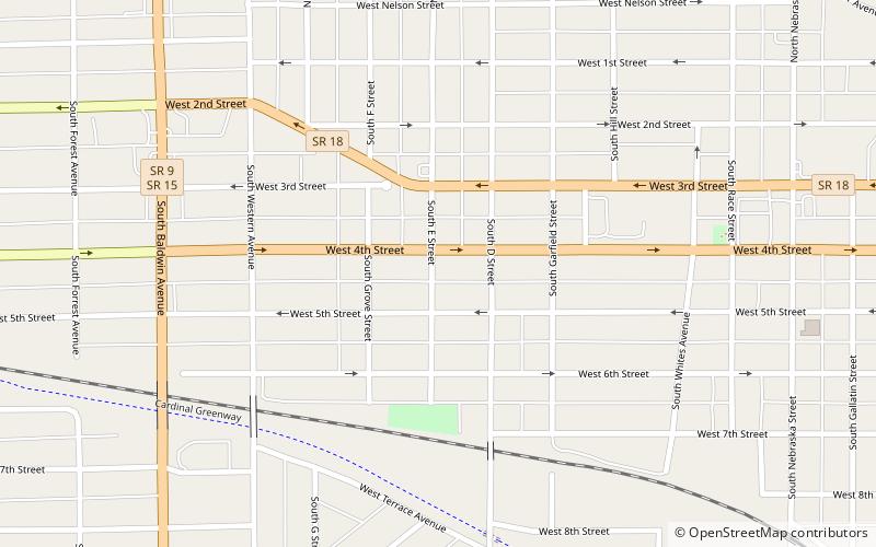 J. Wood Wilson House location map