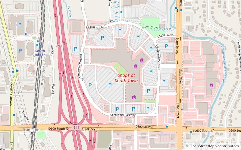 Shops at South Town location map