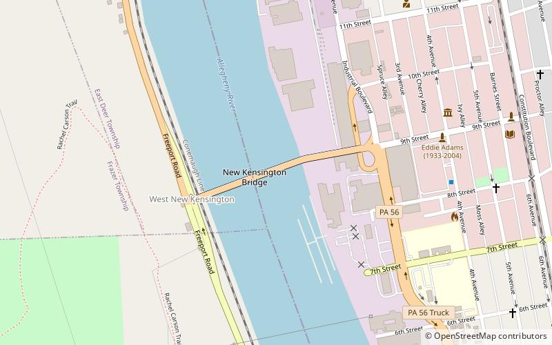 c l schmitt bridge new kensington location map
