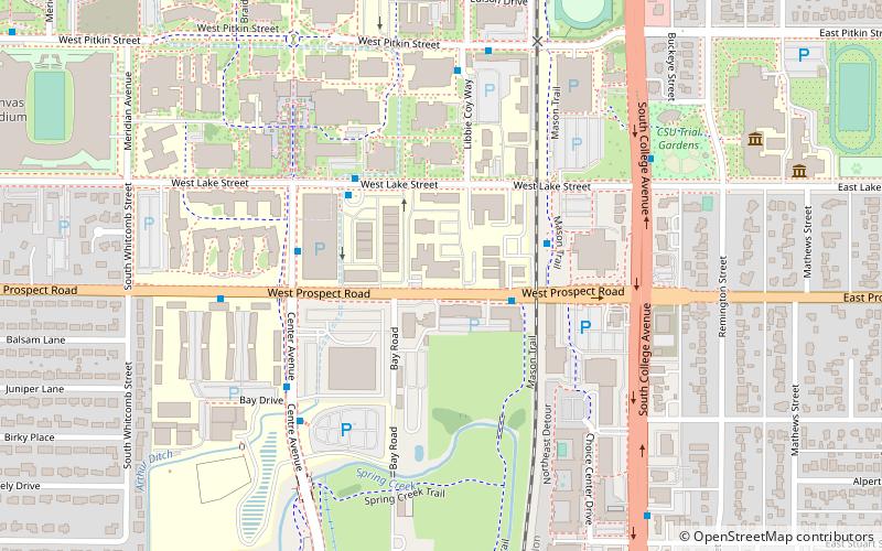 Rocky Mountain Research Station location map