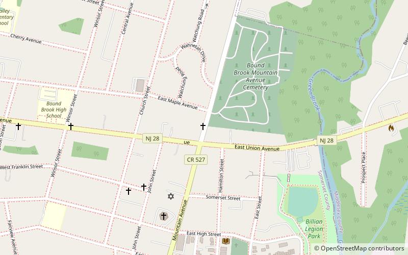 Presbyterian Church at Bound Brook location map