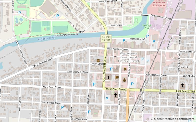 First Presbyterian Church of Wapakoneta location map