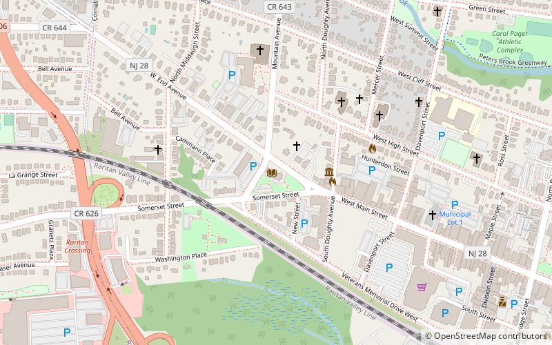 Somerville Public Library location map