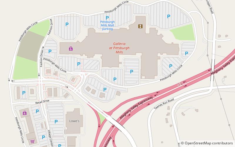 Tarentum location map