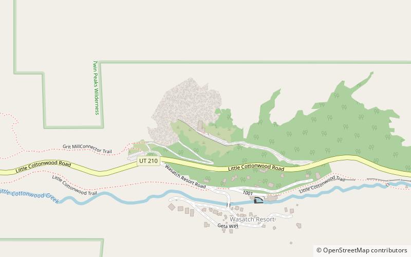 Granite Mountain Record Vault location map