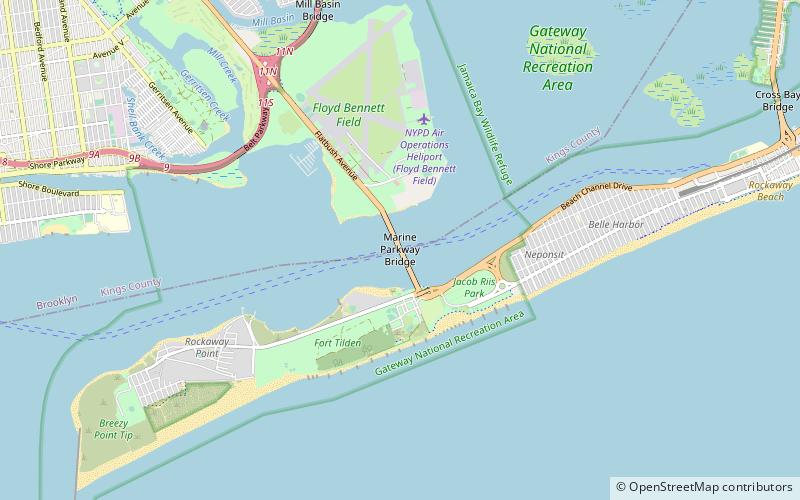 Marine Parkway–Gil Hodges Memorial Bridge location map