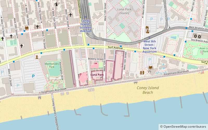 Coney Island USA location map