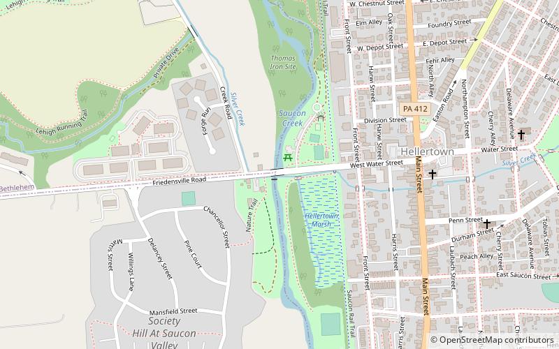 silver creek hellertown location map