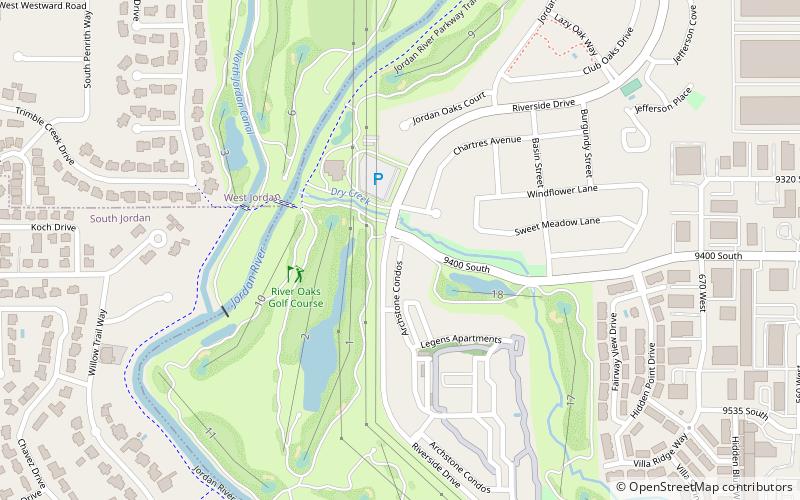 River Oaks Golf Course location map