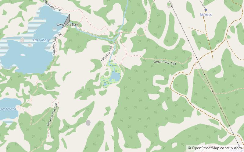 Dog Lake location map