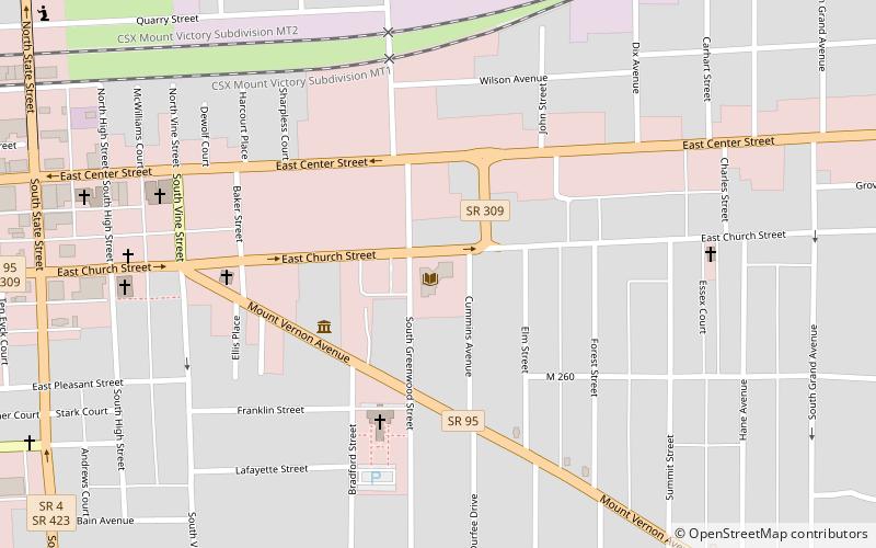 Marion Public Library location map