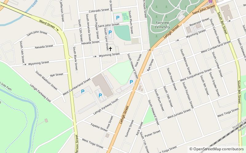 bicentennial park allentown location map
