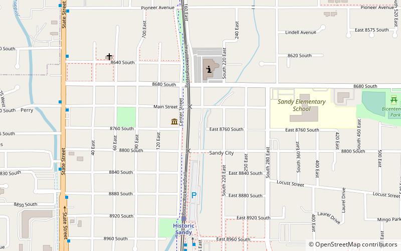 Sandy Co-op Block location map