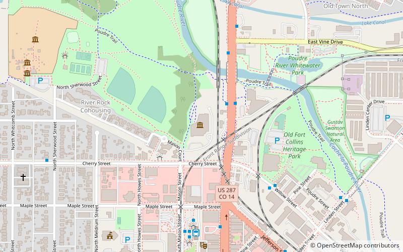 Fort Collins Museum of Discovery location map