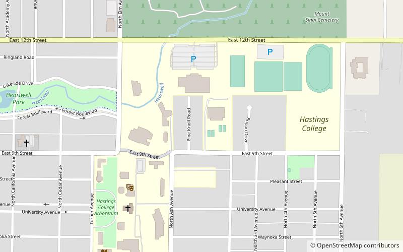 hastings college location map