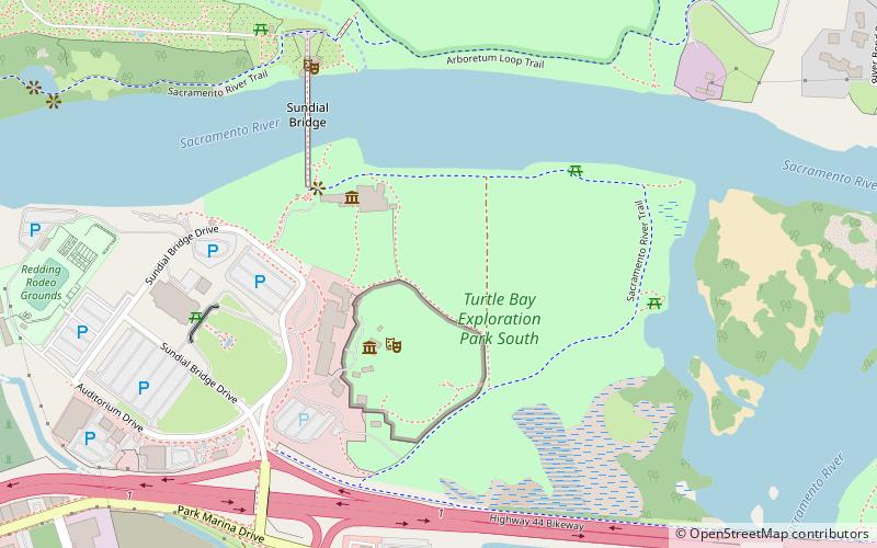 Turtle Bay Exploration Park location map
