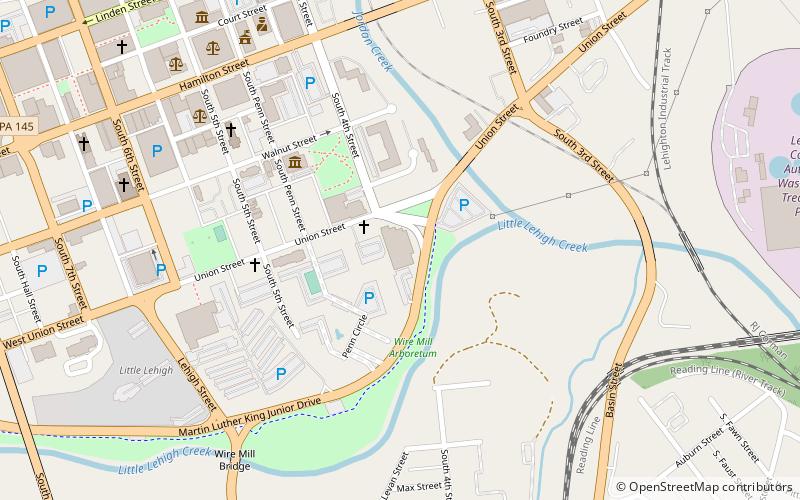 Parkettes location map