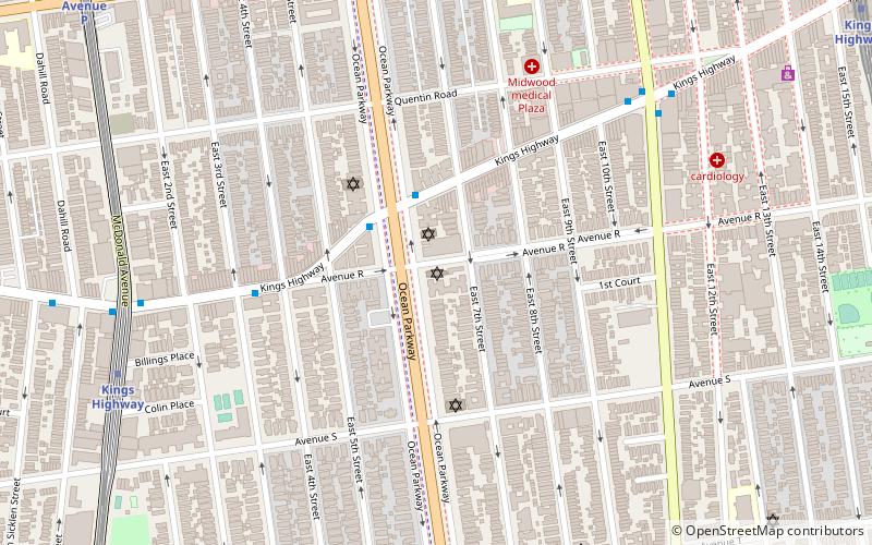 The Edmond J Safra Synagogue location map
