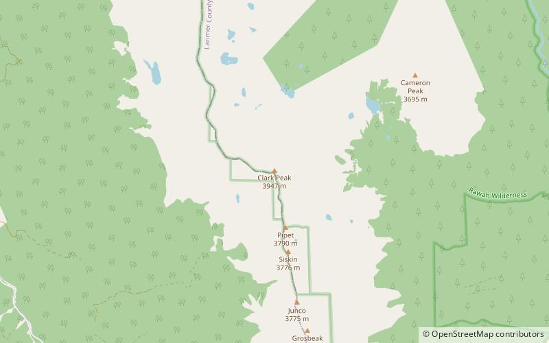 Medicine Bow Mountains location map