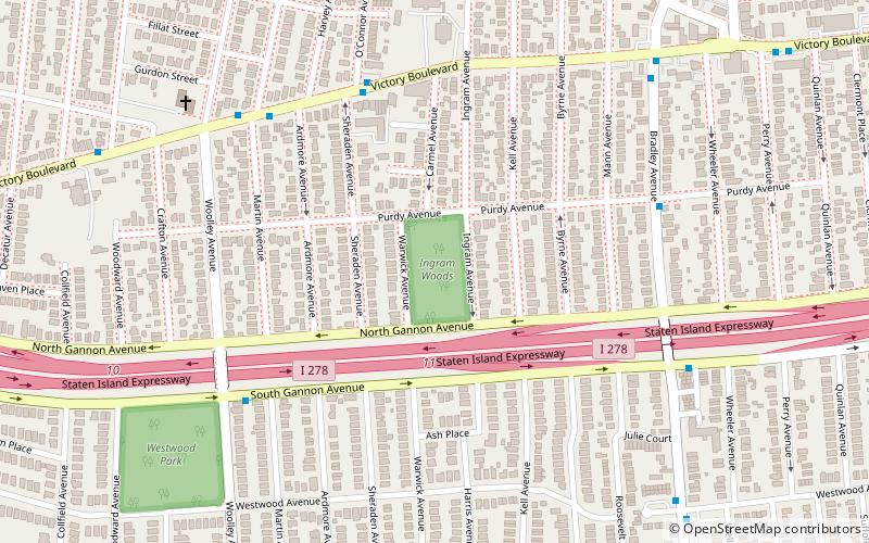 Ingram Woods location map