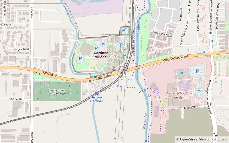 Gardner Village location map