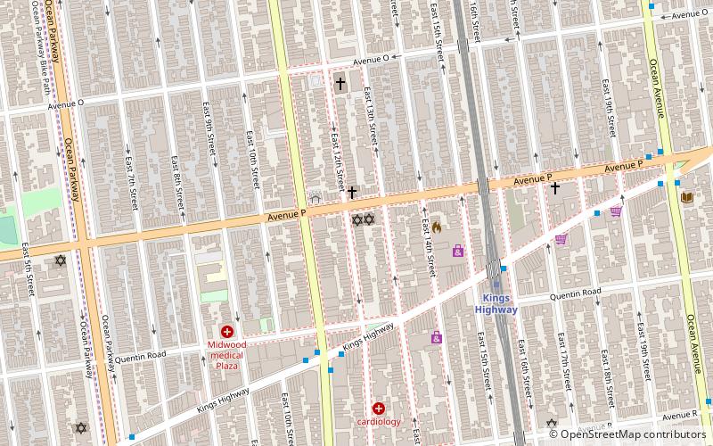 Jewish Center of Kings Highway location map