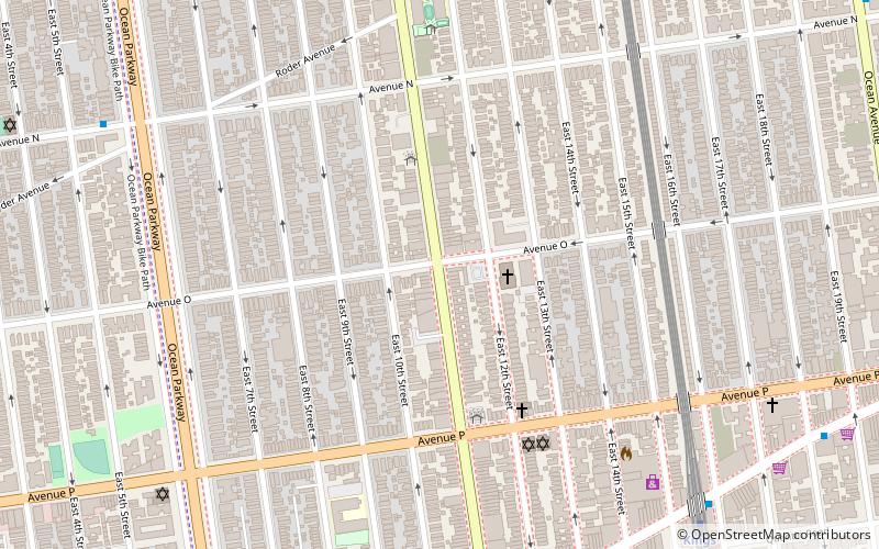 Coney Island Avenue location map
