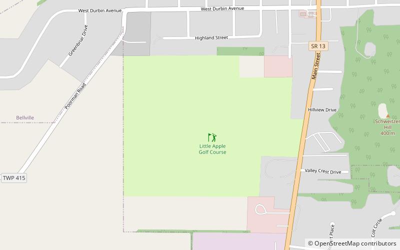 Little Apple Golf Course location map