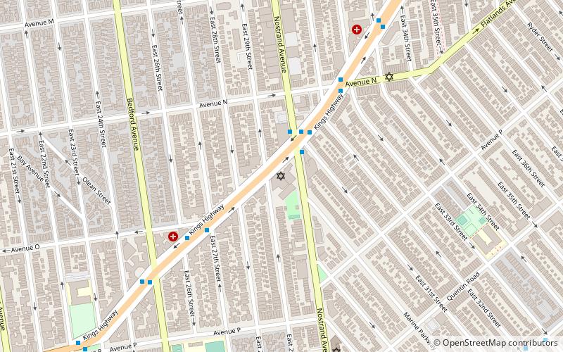 Kingsway Jewish Center location map