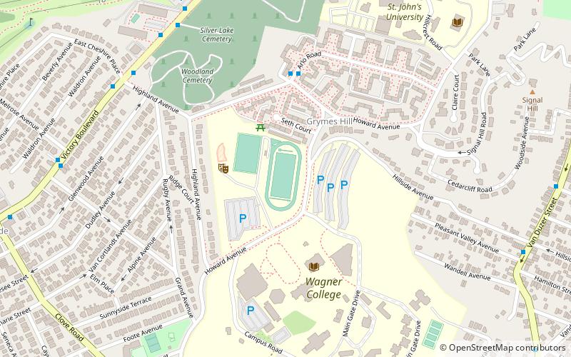 Wagner College Stadium location map