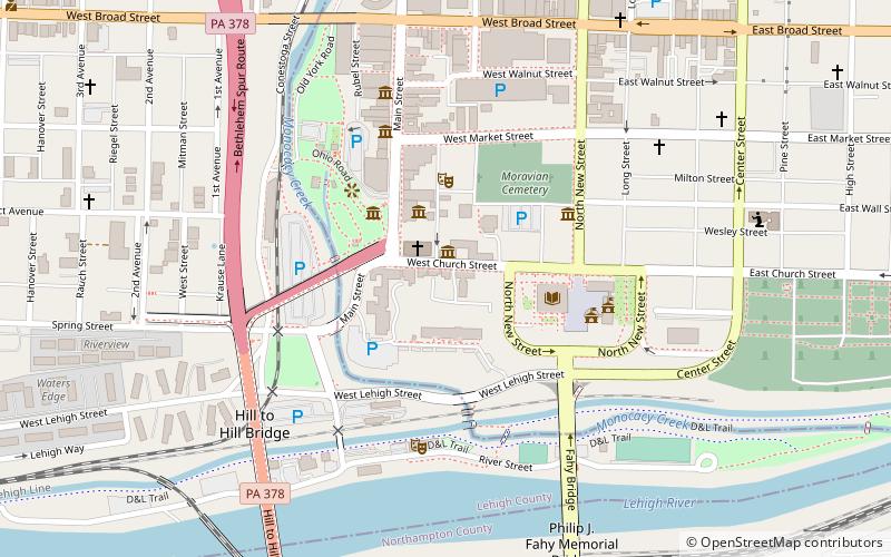Lewis David de Schweinitz Residence location map