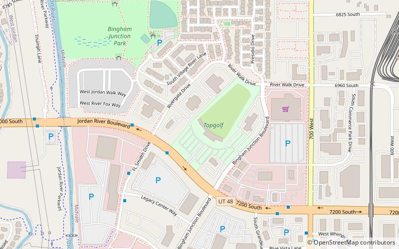 Topgolf location map