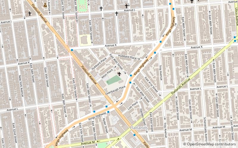 Flatlands Dutch Reformed Church location map