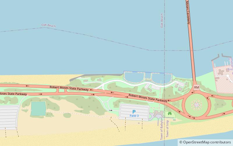 Robert Moses State Park location map
