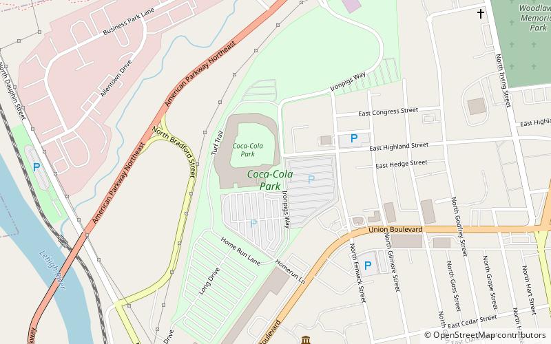 Lehigh Valley IronPigs location map